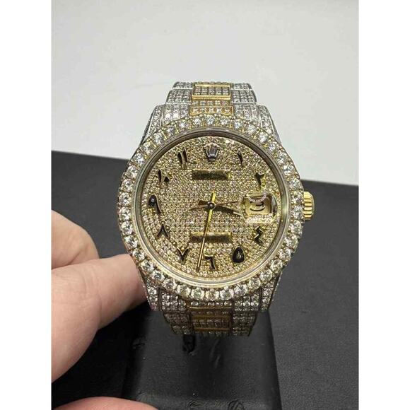 Rolex Datejust 16013 36mm 1982 Diamond Bezel Arabic Diamond Dial SPB-TS 353846 - Picture 2 of 11